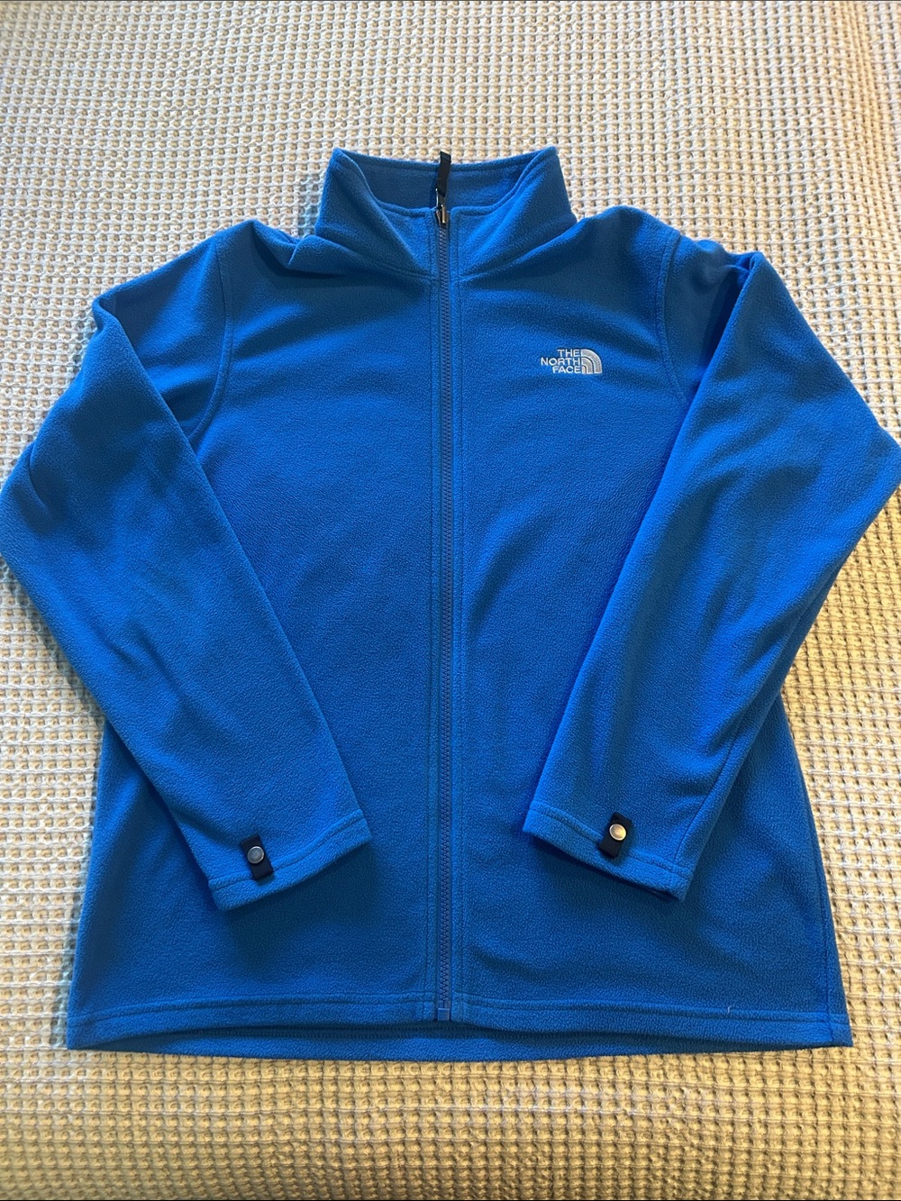 The North Face Bright Blue Full-Zip Kids Fleece Jacket